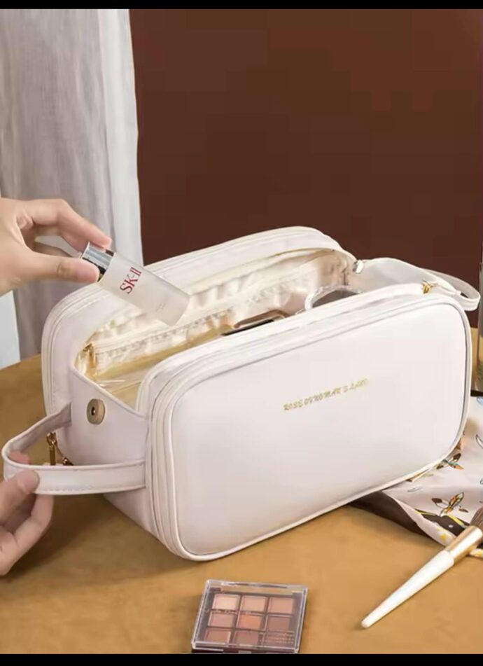 ⁦Sac de maquillage Portable de grande capacité -Sac à cosmétiques⁩ - الصورة ⁦12⁩